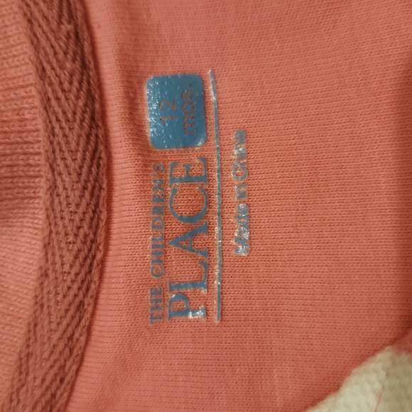 The Children's Place Pink and Yellow Striped Dress, Size 12 Months - Picture 2 of 4